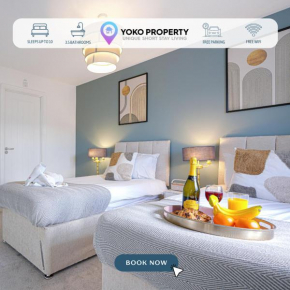 Glebe House - 5 Bedroom 3 Bathroom - Sleeps 10 - Driveway Parking, Fast Wifi, SmartTVs with SkyTV, Xbox and Netflix by Yoko Property